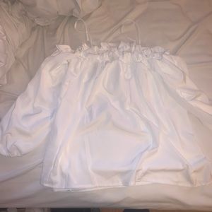 White Off the Shoulder Top